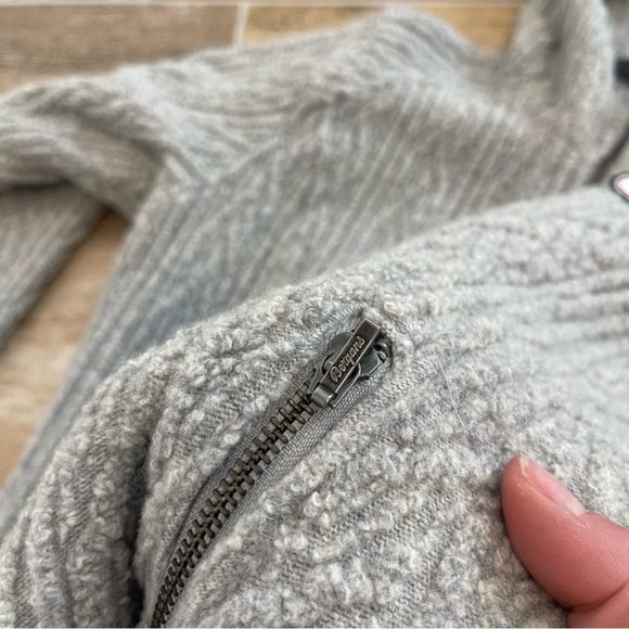 Bergans of Norway Women Grey Hooded Wool Blend Sweater Bergflette Jacket Medium - Picture 10 of 14